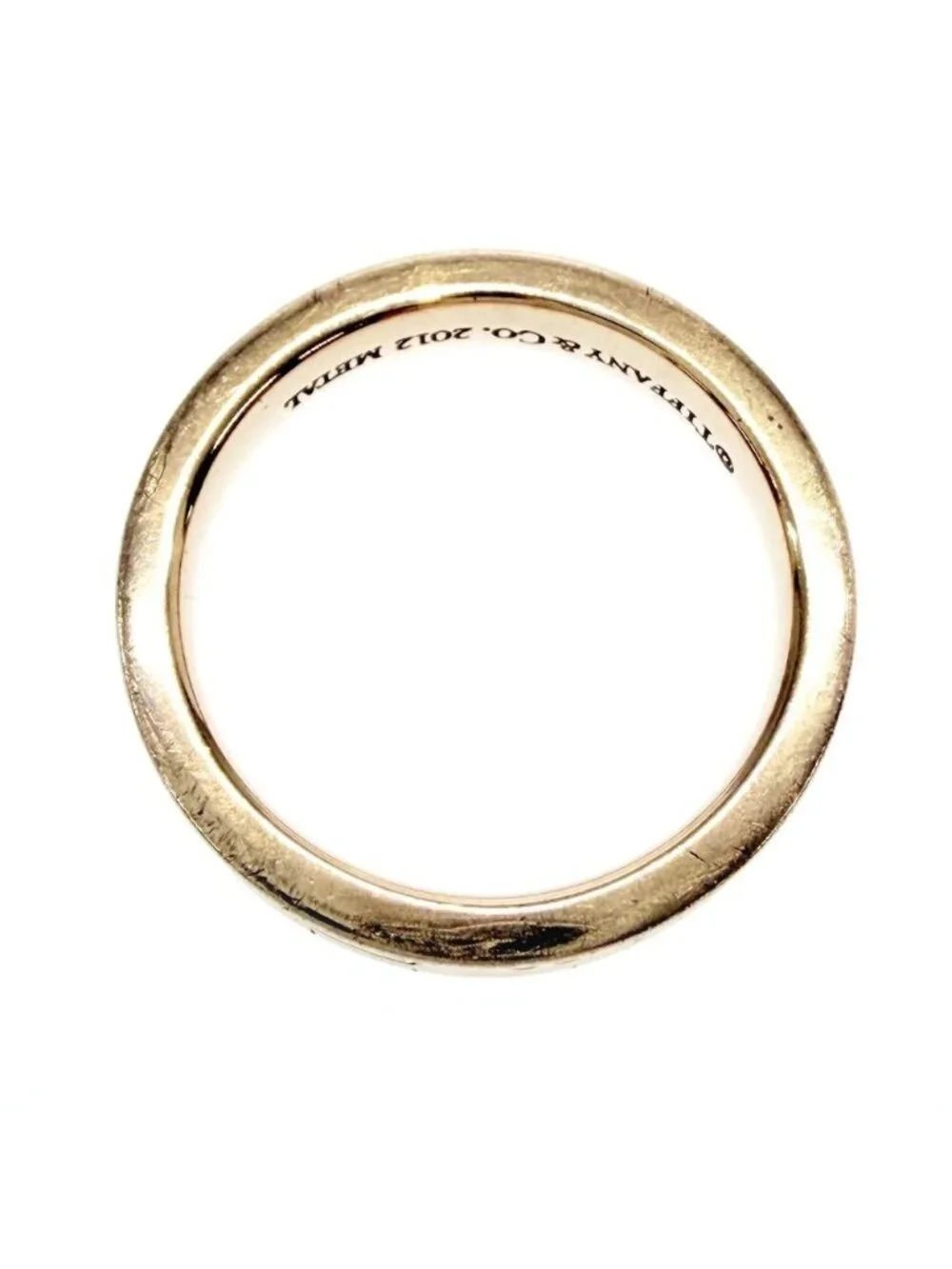 Tiffany & Co Gold Rubedo 1837 Narrow Ring Metal Stamp